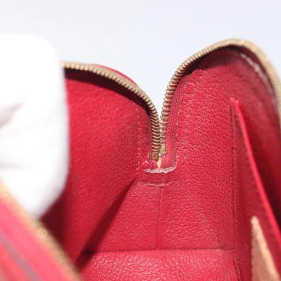 LOUIS VUITTON Vernis Pochette Cosmetic PM Rouge Grunadine M91746 LV Auth 128683 - Picture 14 of 15